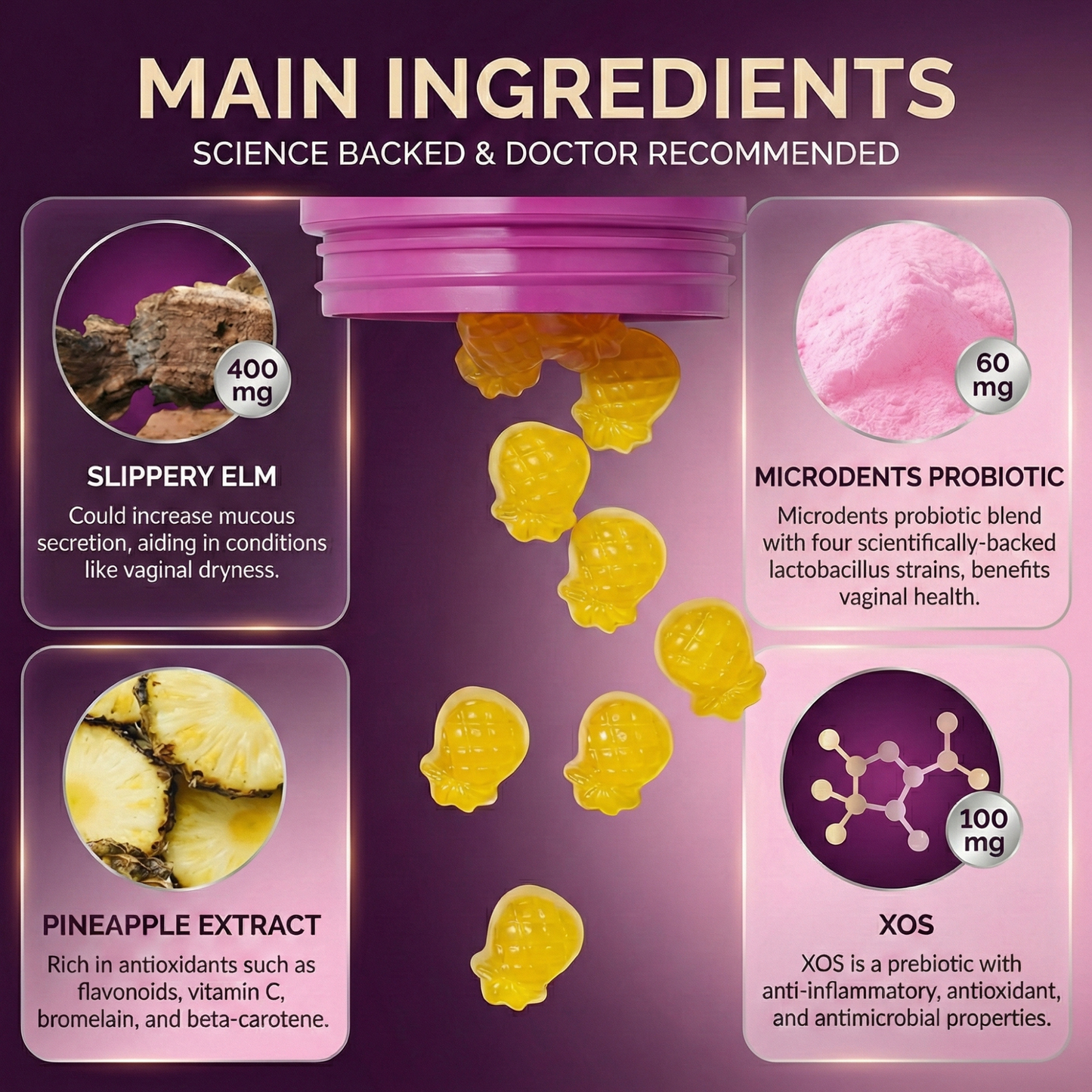 Vaginal Probiotic + Prebiotic - Say Goodbye To Odor, Dryness & Uncomfortable Intimacy